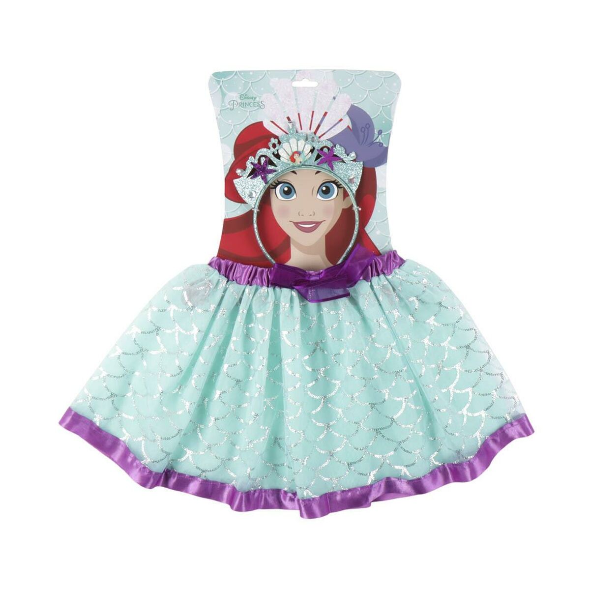 Children's costume Disney Princess Turquoise 12,5 x 19 x 1 cm 2 Pieces